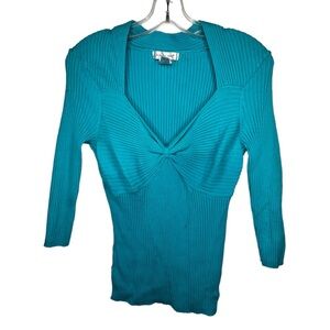 August‎ Silk Ribbed Sweater
